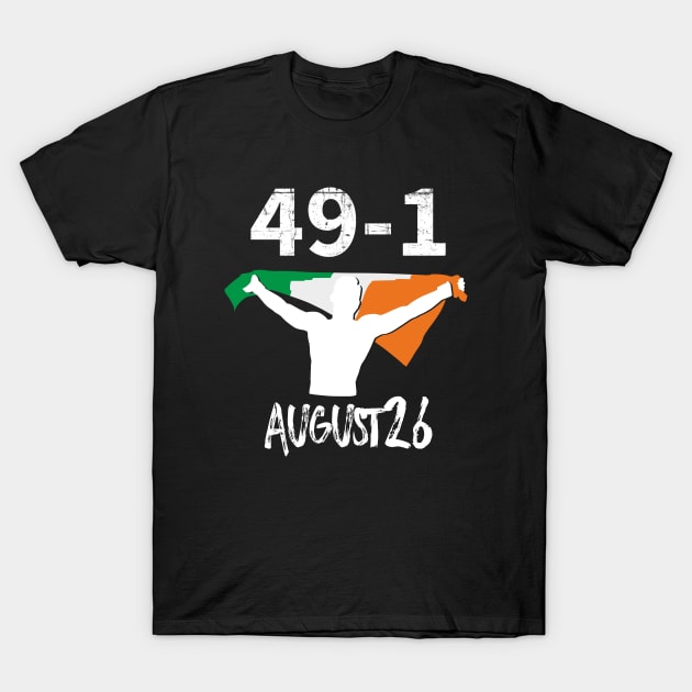 49-1 BOXING Floyd VS Irish MMA Conor T-Shirt T-Shirt by junghc1